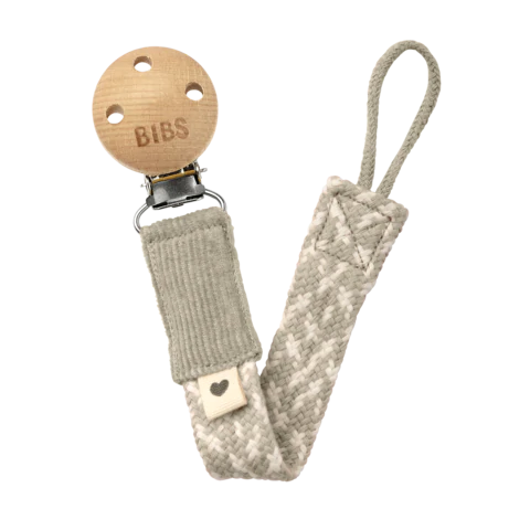 BIBS - Pacifier Clip - Sand / Ivory