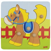 Goki - 5 Piece Peg Puzzle