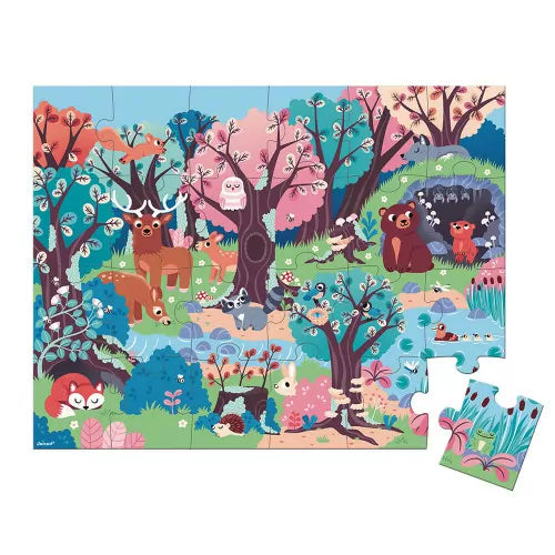 Janod - 24 Piece Puzzle Magic Forest