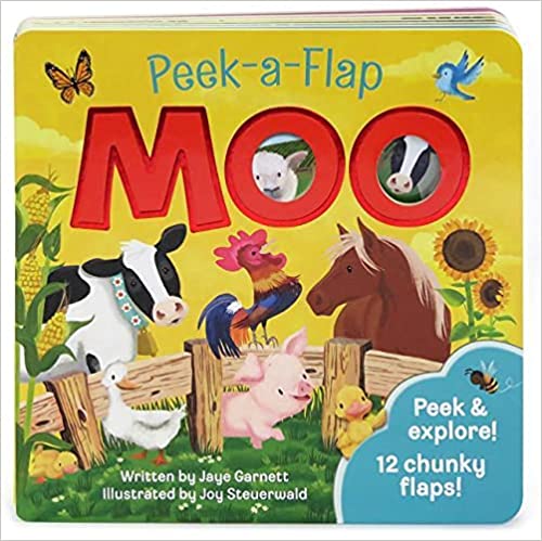 Peek-A-Flap : MOO by Jaye Garnett