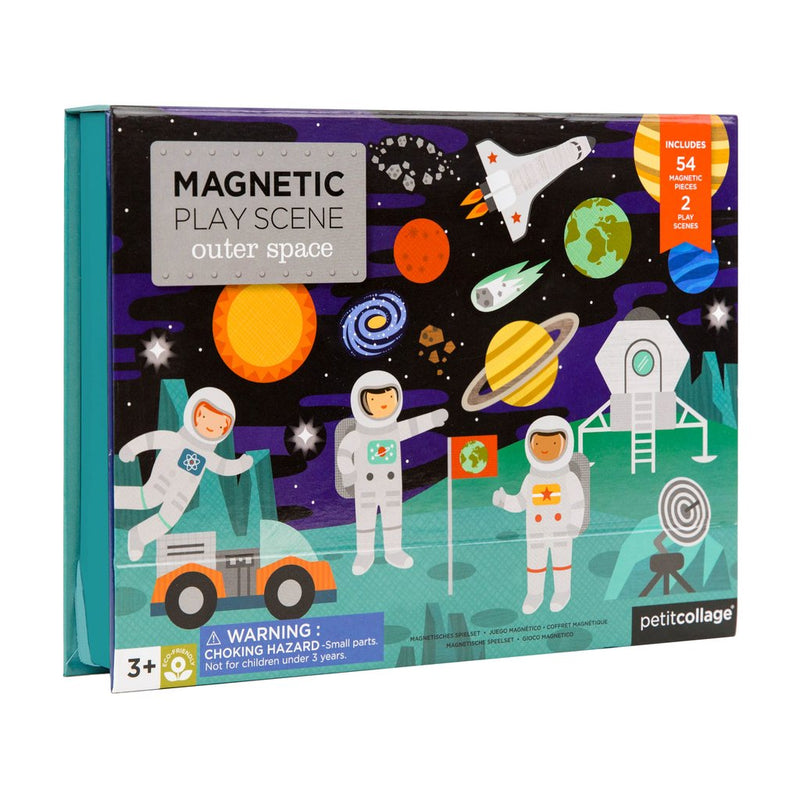 Petit Collage - Magnetic Play Scene - Outer Space