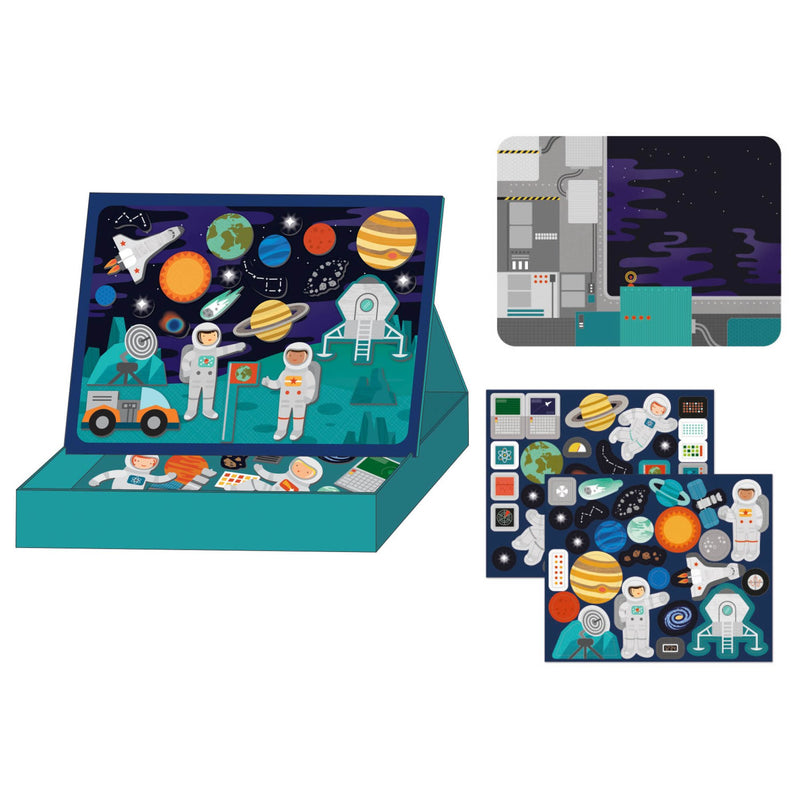 Petit Collage - Magnetic Play Scene - Outer Space