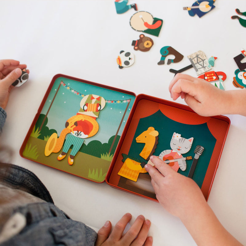 Petit Collage - Magnetic Playset Animal Band
