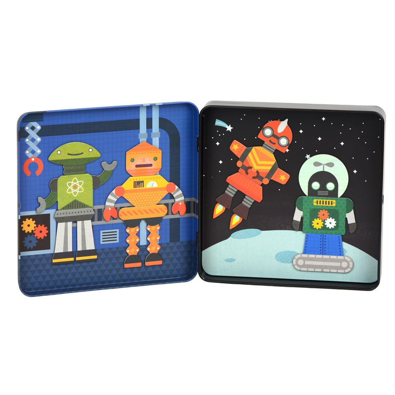 Petit Collage - Magnetic Playset Robot Remix