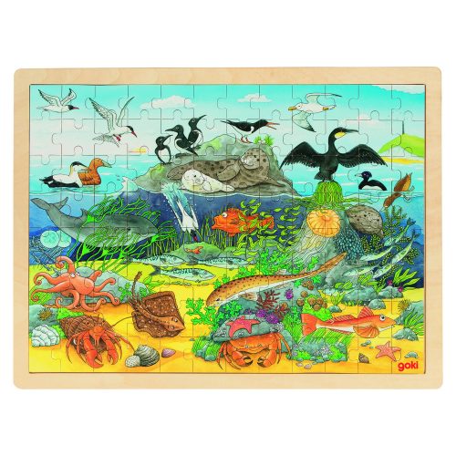 Goki - 96pc Wooden Jigsaw Puzzle