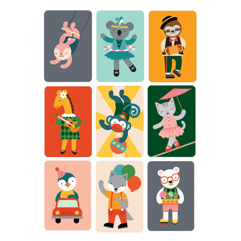 Petit Collage Card Game Silly Monkey