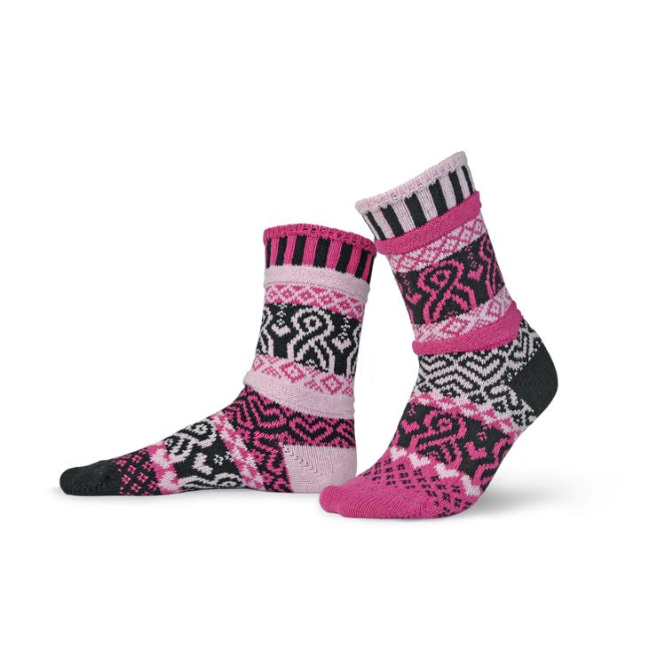 Solmate Adult Crew Socks - Pinktober