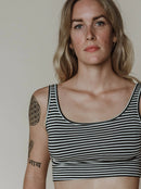 Blondie Apparel - Primrose Crop Tank Striped