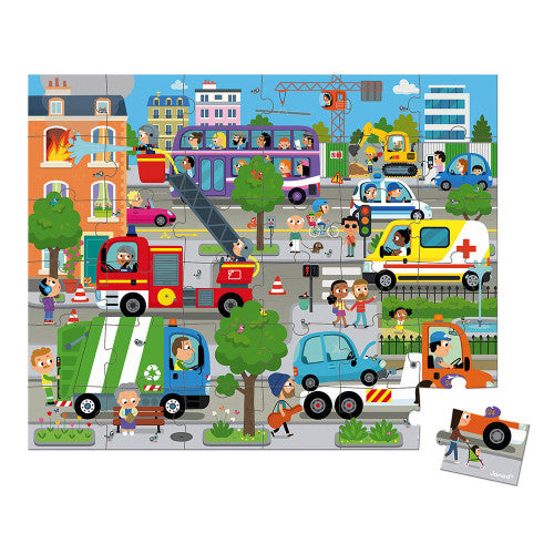 Janod  36 Piece Puzzle - City