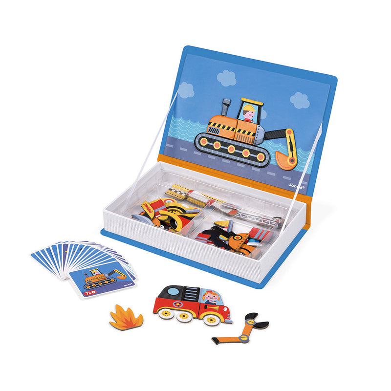 Janod - Magnetibook Racers
