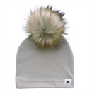 Lille Mus - Sand Fleece Pom Beanie - Children's