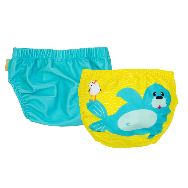 Zoocchini - Swim Diaper 2 Pc Set - Seal