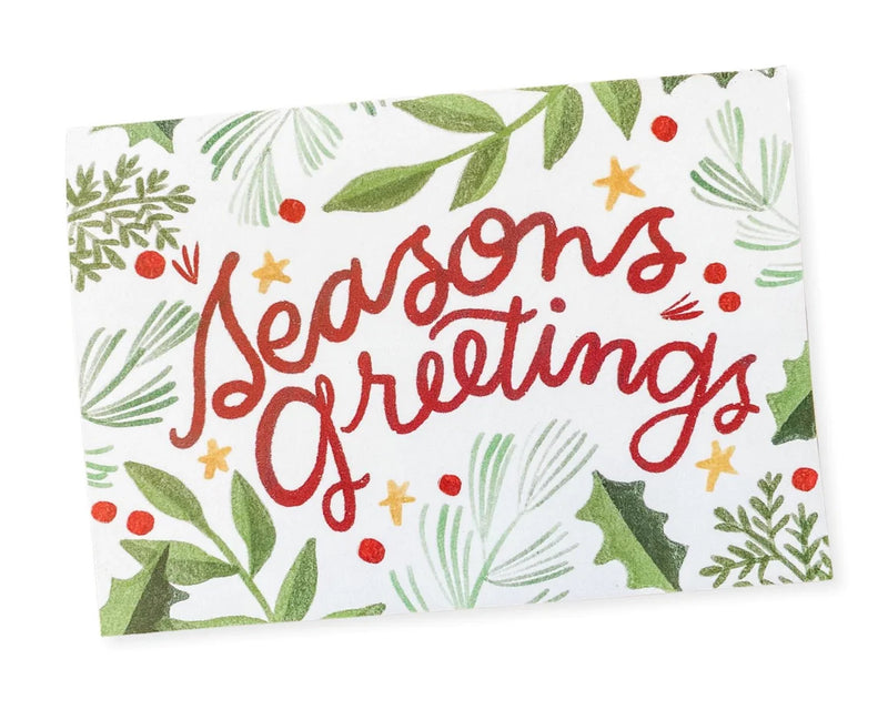 Your Green Kitchen - Seasons Greetings Holiday Card FINAL SALE
