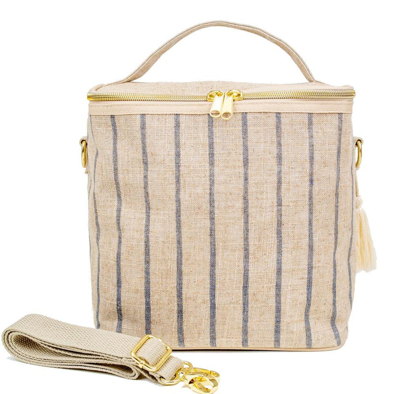 SoYoung - Slate Pinstripe Lunch Poche