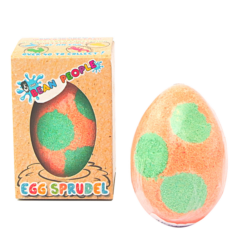 Bath Sprudels - Children's  Egg  Shaped Bath Bomb with Surprise Foam Toy
