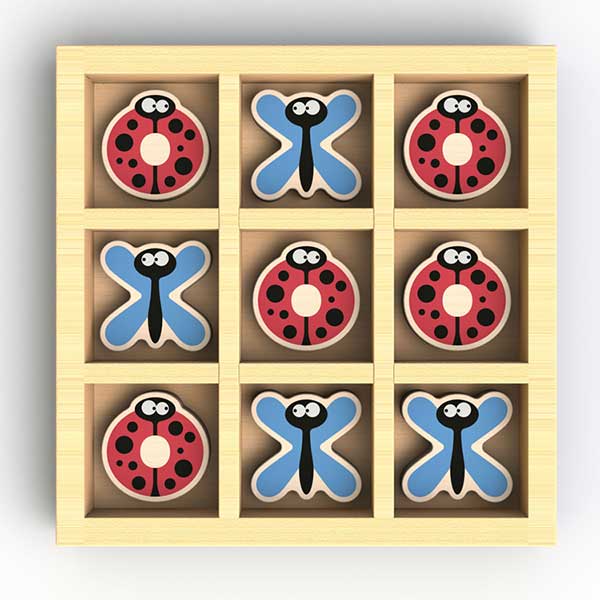 Begin Again Toys - Tic Bug Toe - Travel Game