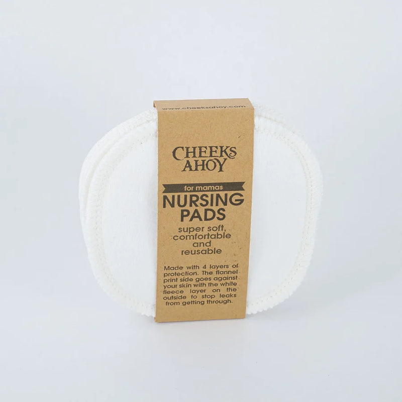 Cheeks Ahoy - Nursing Pads Reusable 2 pairs